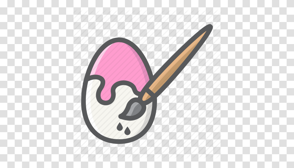 Celebration Easter Egg Food Happy Holiday Painting Icon, Cutlery, Spoon, Brush, Tool Transparent Png