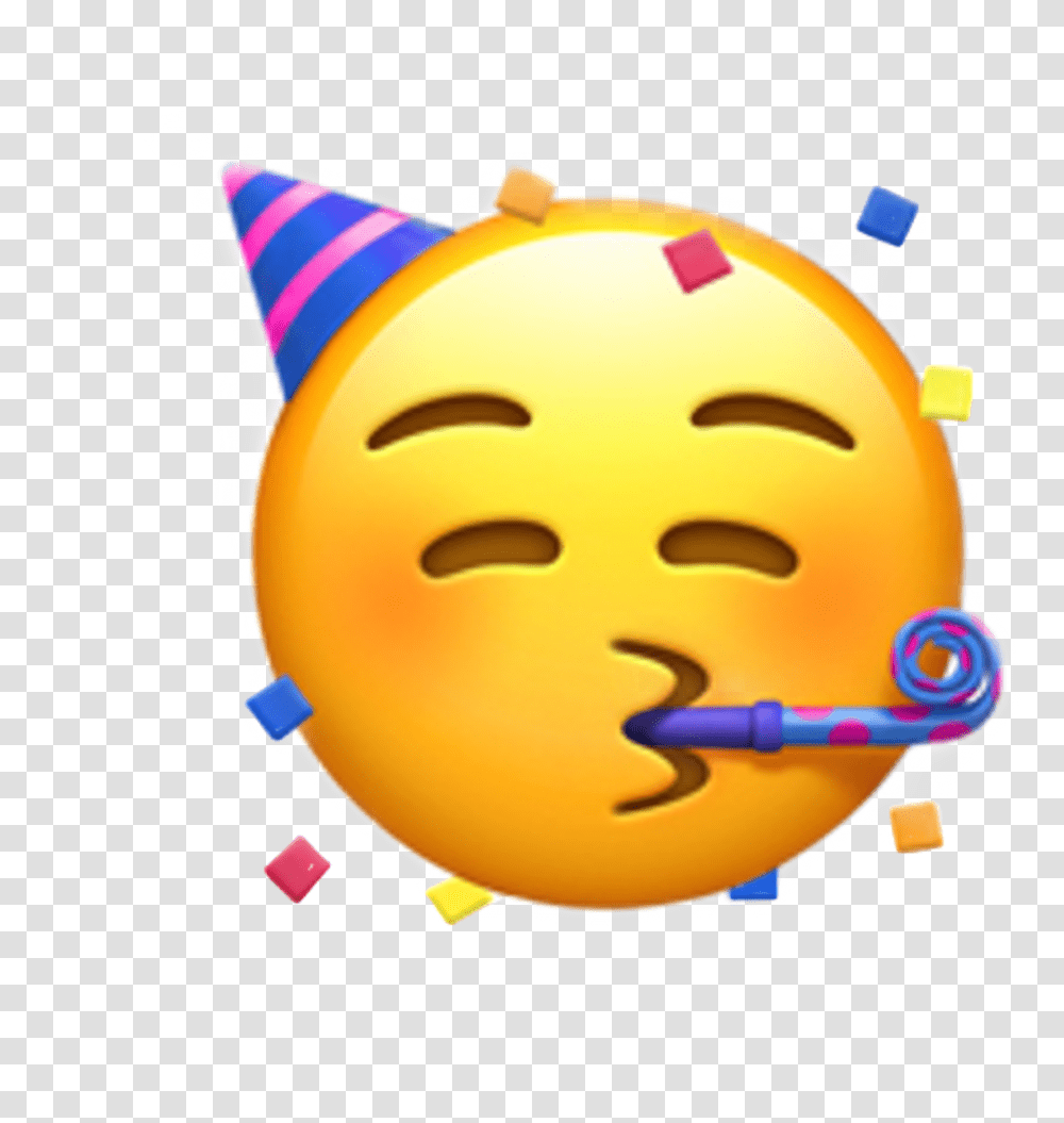 Celebration Emoji Iphone Party Emoji, Apparel, Party Hat, Toy Transparent Png