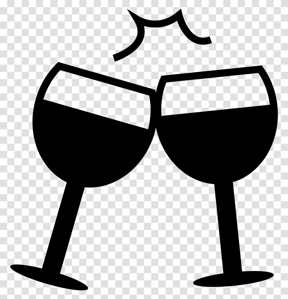 Celebration Toast Wine Glass White Cartoon, Alcohol, Beverage, Drink, Goblet Transparent Png
