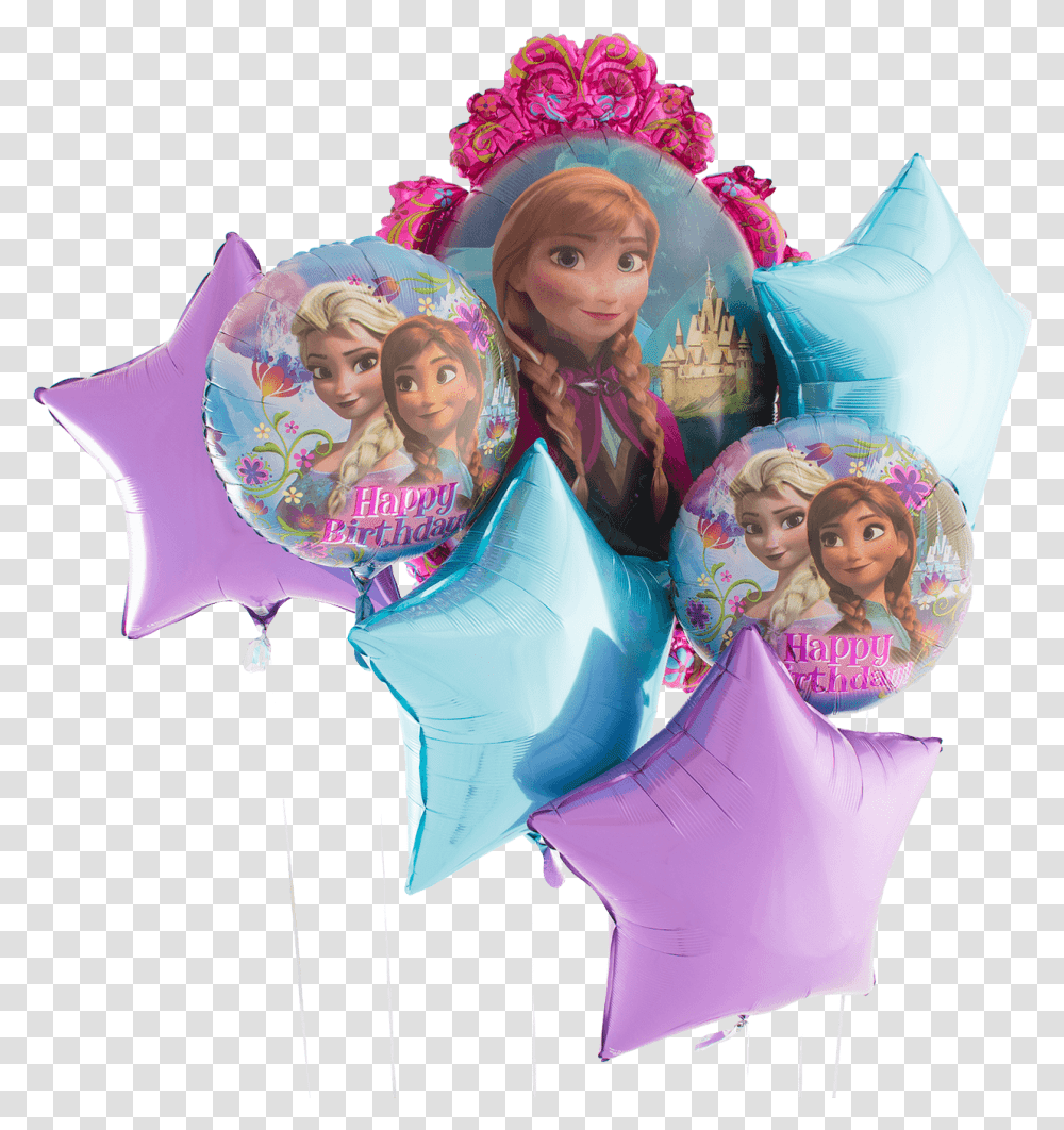 Celebrations Amp Occasions Balloons 2 X 18 Frozen Heart Doll, Toy, Figurine, Person, Human Transparent Png