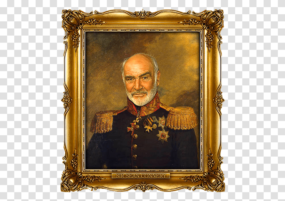 Celebrities Portraits As Generals, Painting, Person, Human Transparent Png