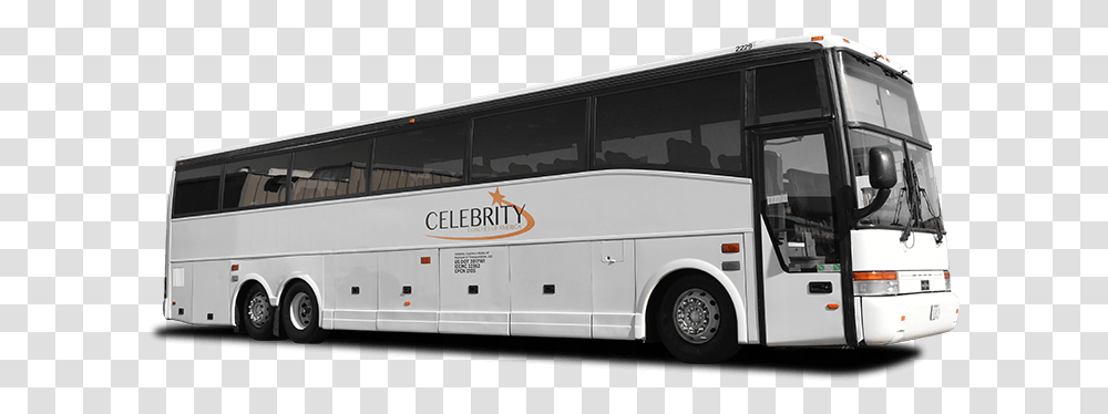 Celebrity Coach Bus Tour Bus Service, Vehicle, Transportation, Van, Double Decker Bus Transparent Png