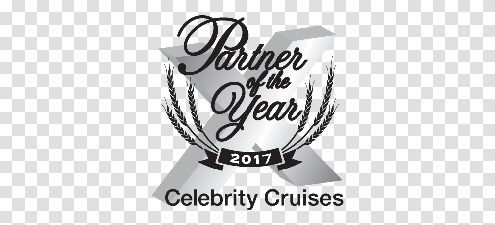 Celebrity Cruises Partnter Of The Year Celebrity Cruises, Label, Poster, Plant Transparent Png
