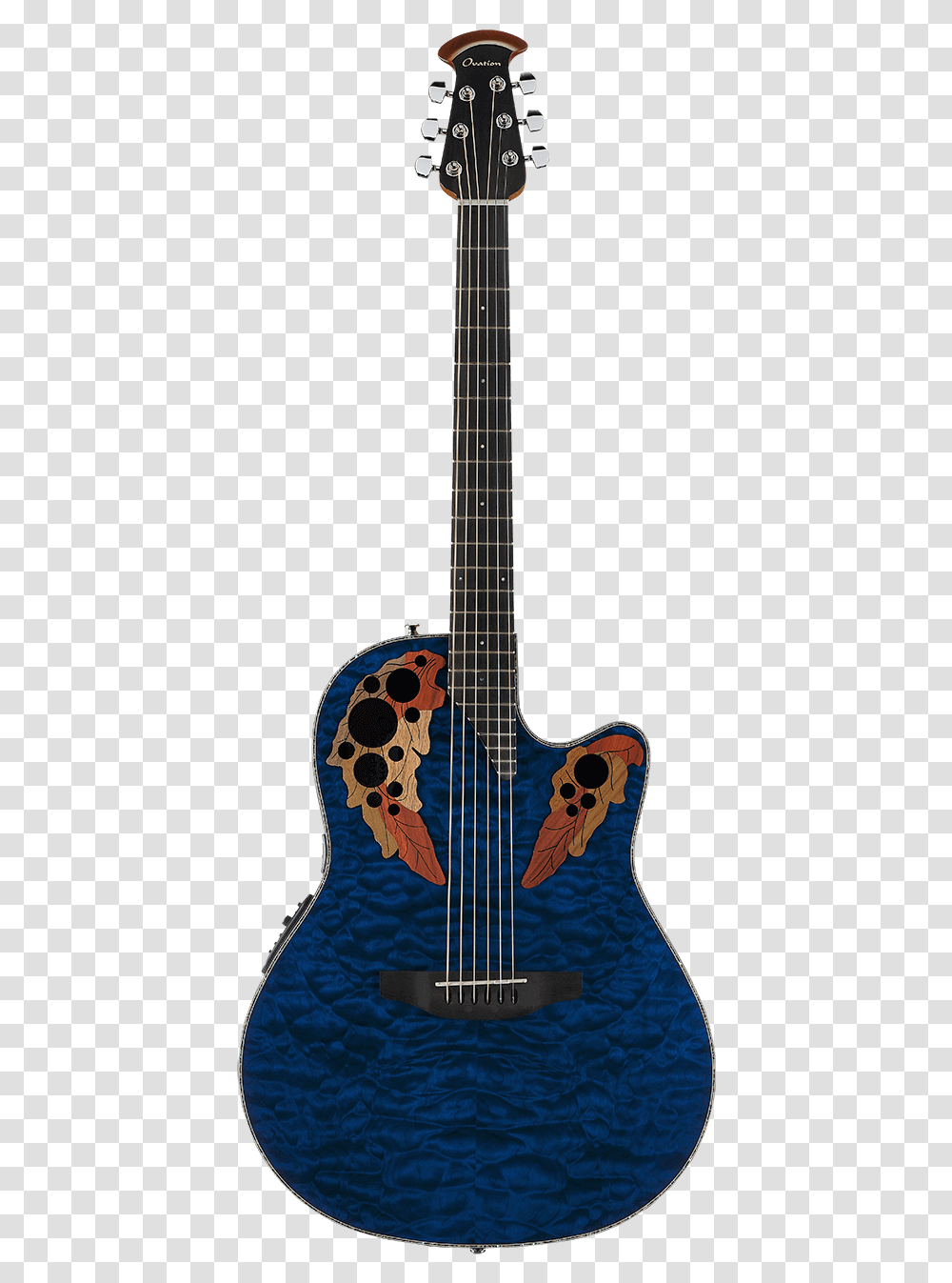 Celebrity Elite Exotic Ovation Ae 44 5 Black, Guitar, Leisure Activities, Musical Instrument, Lute Transparent Png