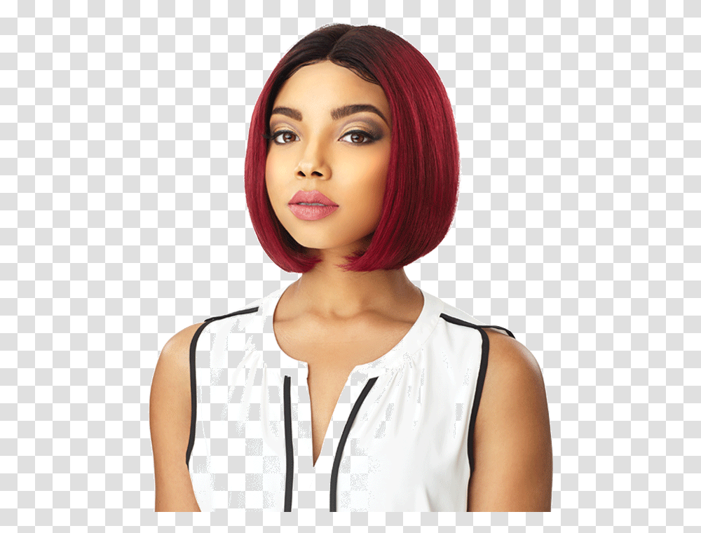 Celebrity Front Wig Sensationnel Motown T1b 530 Color, Hair, Face, Person, Human Transparent Png