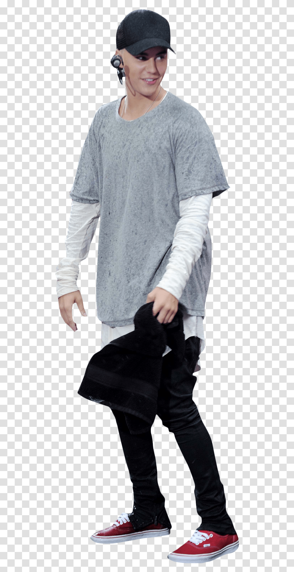 Celebrity Justin Bieber Performing Sweater, Sleeve, Apparel, Long Sleeve Transparent Png