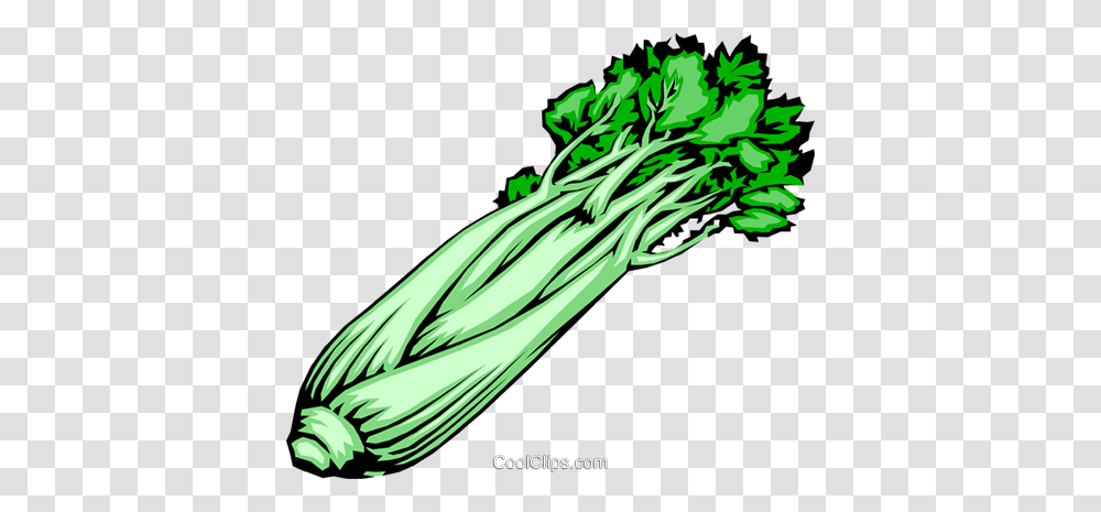 Celery Stalk Royalty Free Vector Clip Art Illustration, Plant, Produce, Food, Leek Transparent Png
