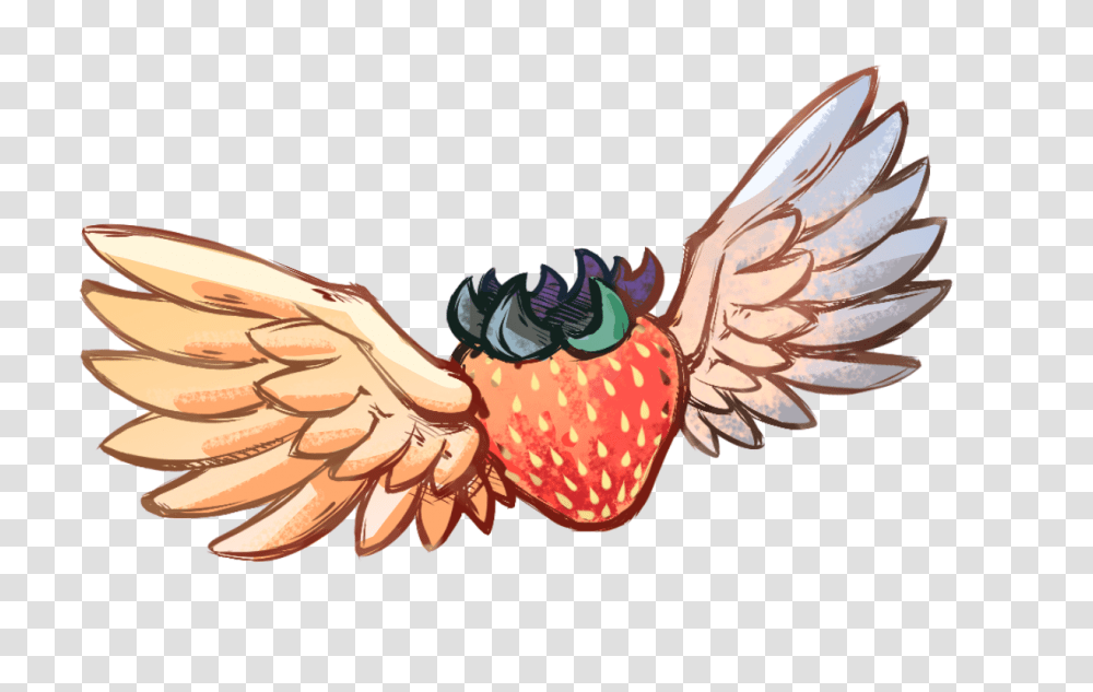 Celeste Strawberry With Wings, Adventure, Leisure Activities, Animal, Lobster Transparent Png