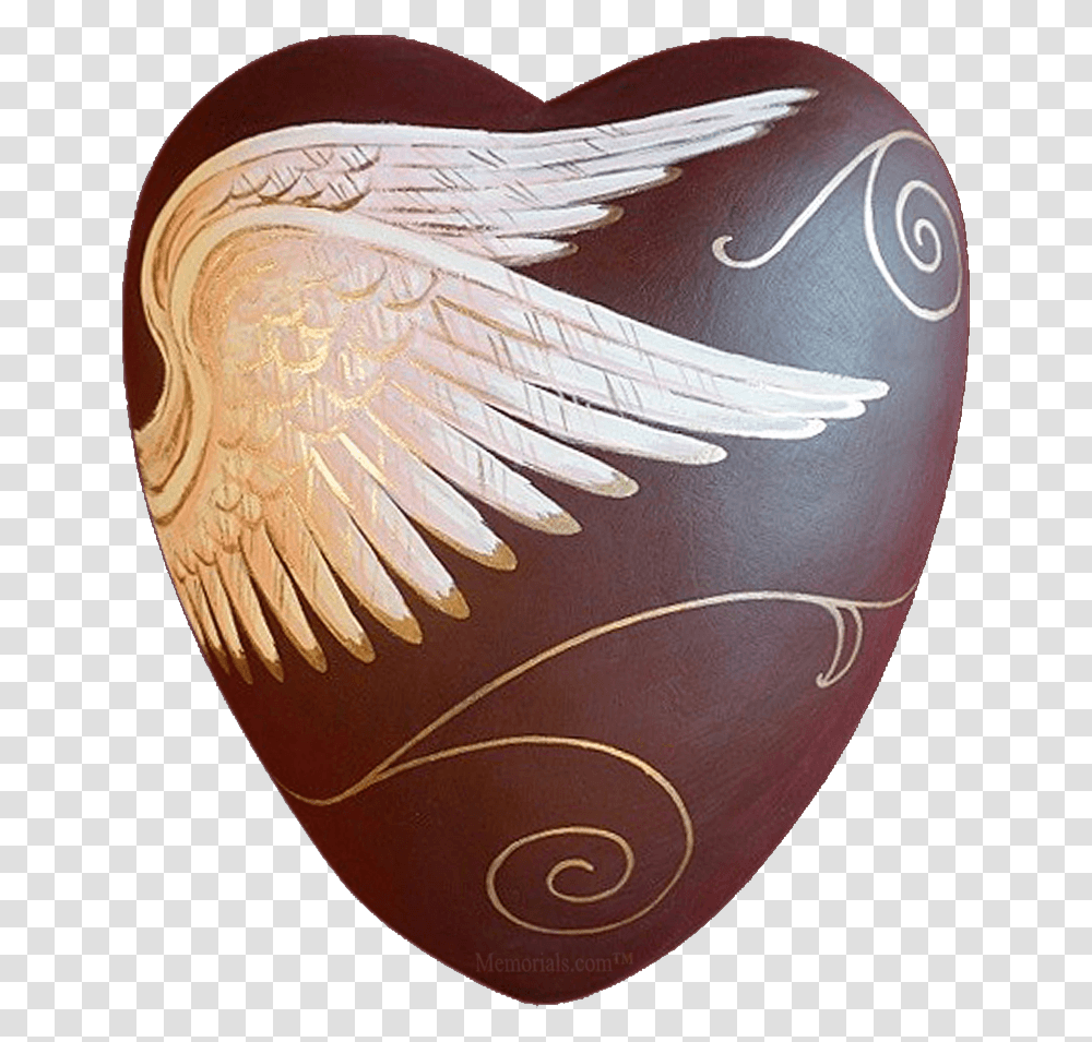 Celestial Ceramic Heart Urn Heart, Egg, Food, Easter Egg, Pottery Transparent Png