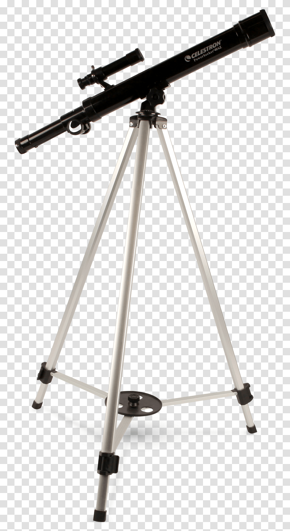 Celestron Powerseeker 40mm Telescope Unboxed Telescope On Stand, Tripod, Bow, Utility Pole, Shop Transparent Png
