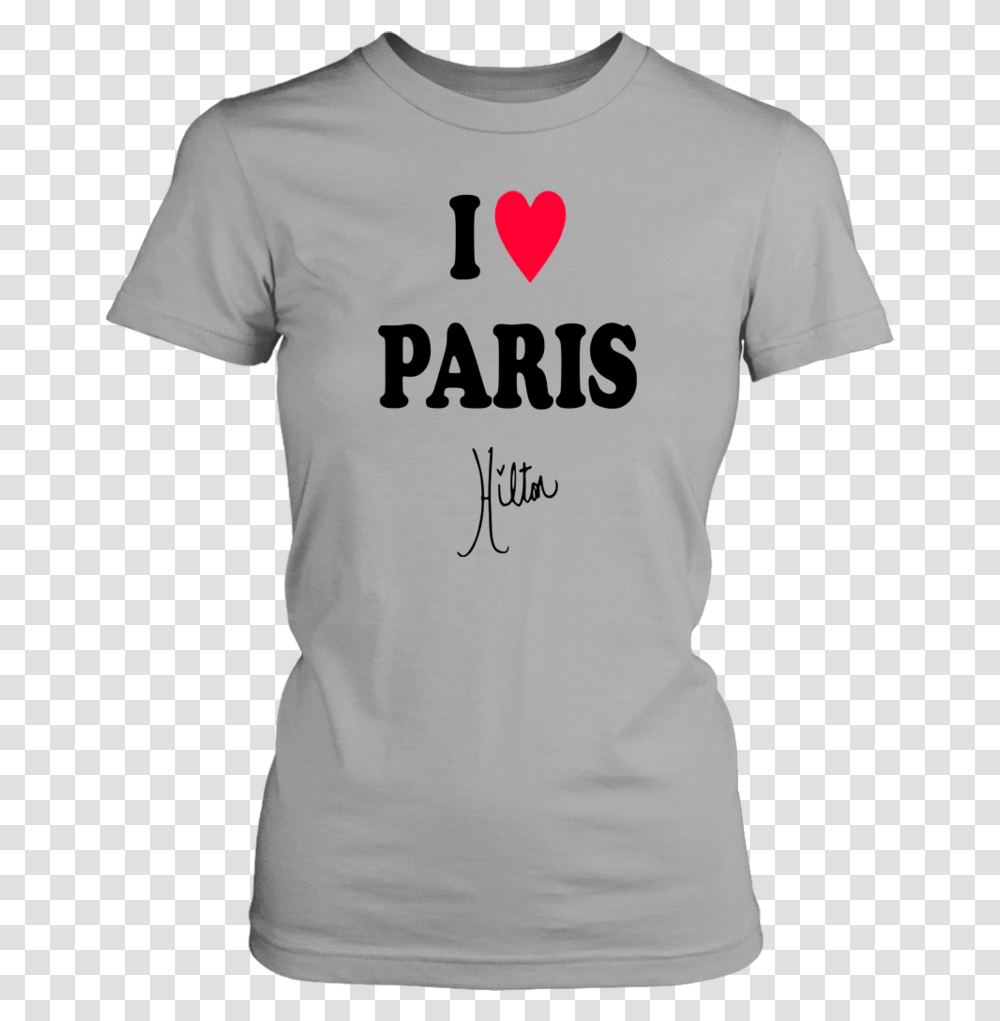 Celine Dion I Heart Paris Hilton Shirt Heart, Apparel, T-Shirt, Sleeve Transparent Png