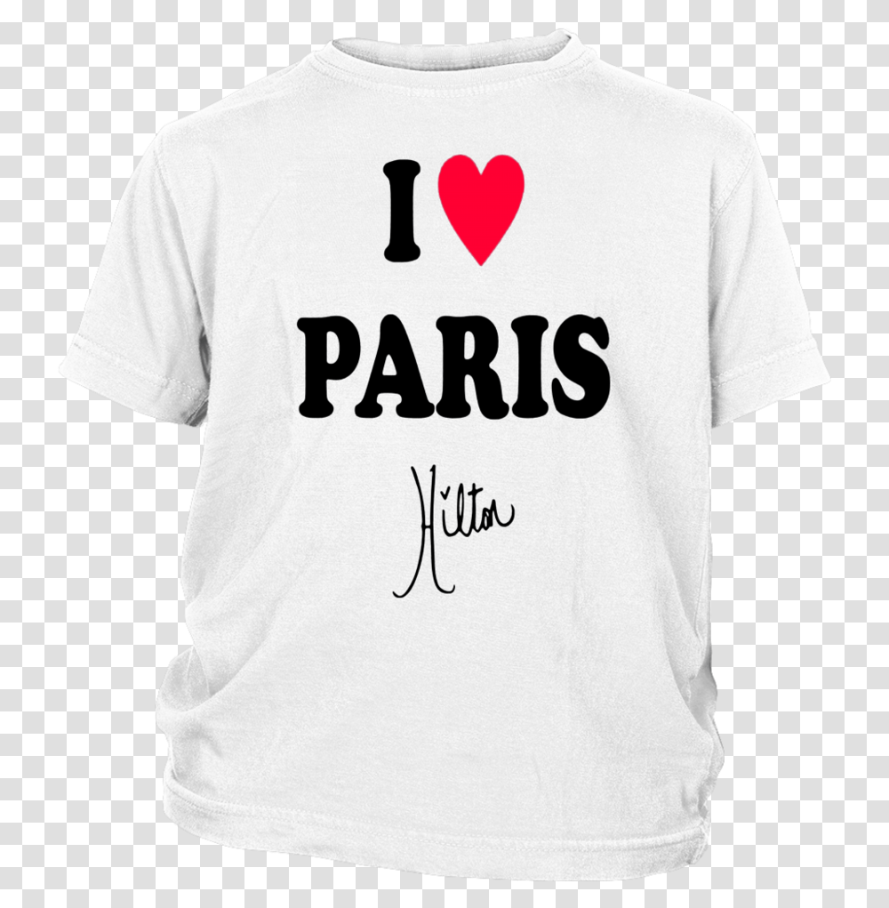 Celine Dion I Heart Paris Hilton Shirt Heart, Apparel, T-Shirt Transparent Png