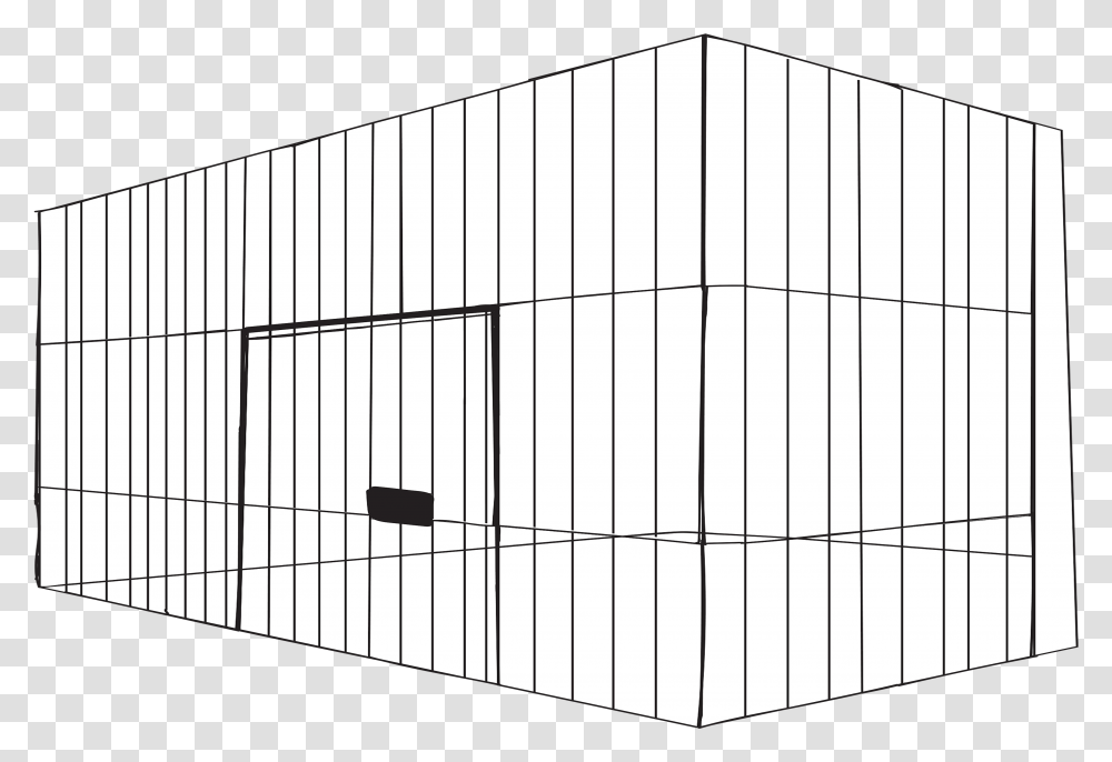 Cell Door, Gate, Building, Housing, Hangar Transparent Png