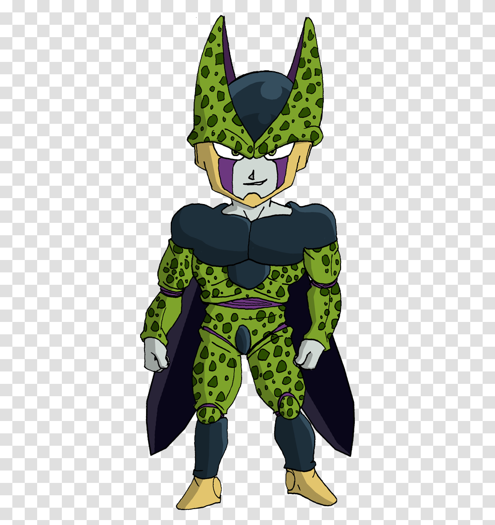 Cell Dragon Ball Chibi, Person, Human, Performer, Face Transparent Png