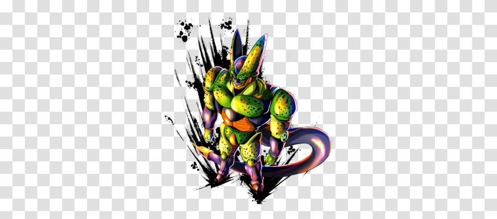 Cell Dragon Ball Legends, Toy, Ornament, Fractal, Pattern Transparent Png
