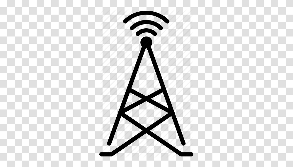 Cell Network Radio Tower Wifi Icon, Triangle, Leaf, Plant Transparent Png