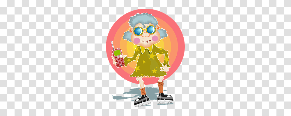 Cell Phone Person, Elf, Rattle, Poster Transparent Png