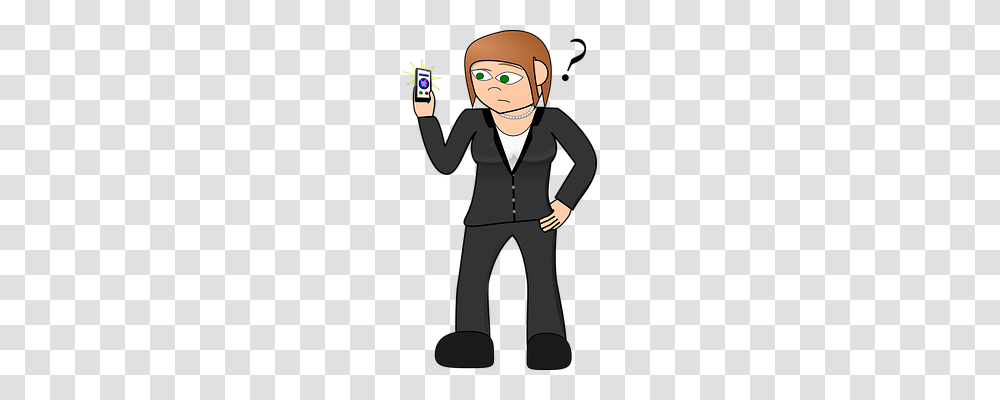 Cell Phone Person, Sleeve, Long Sleeve Transparent Png