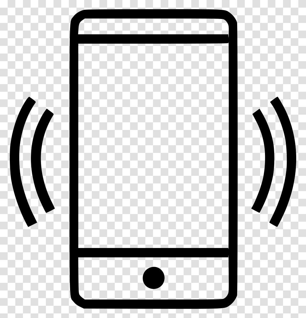 Cell Phone Connected Wifi Connection Icon Free Download, Electronics, Stencil, Mobile Phone Transparent Png