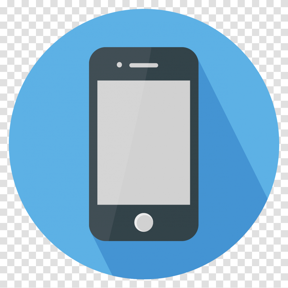 Cell Phone Icon Flat Design Icon Phone Flat Design, Electronics, Mobile Phone, Disk, Ipod Transparent Png