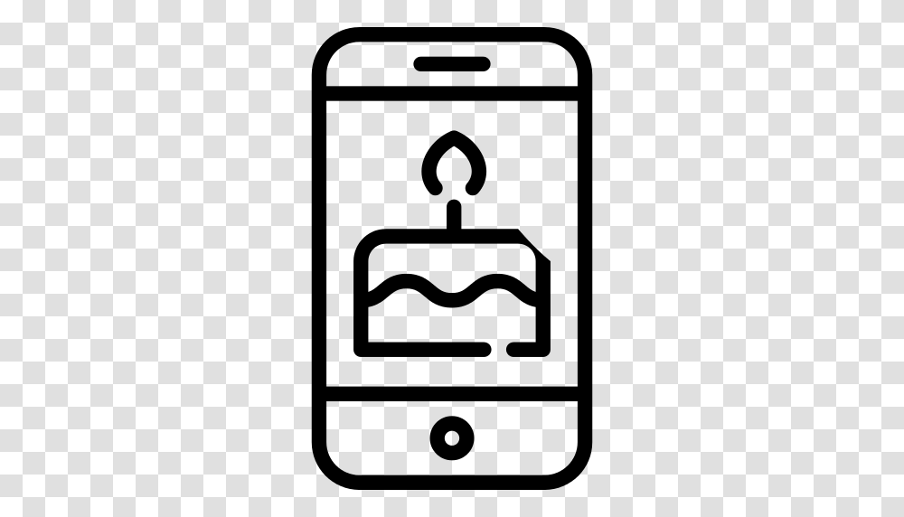 Cell Phone Icon, Gray, World Of Warcraft Transparent Png