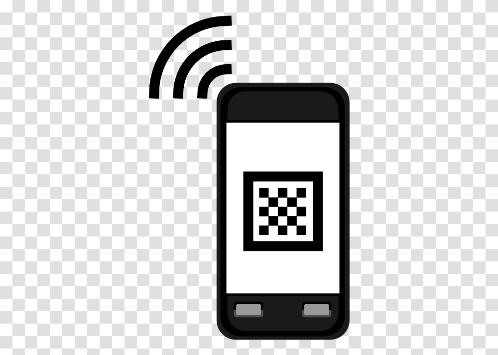 Cell Phone Qr, QR Code, Mobile Phone, Electronics Transparent Png