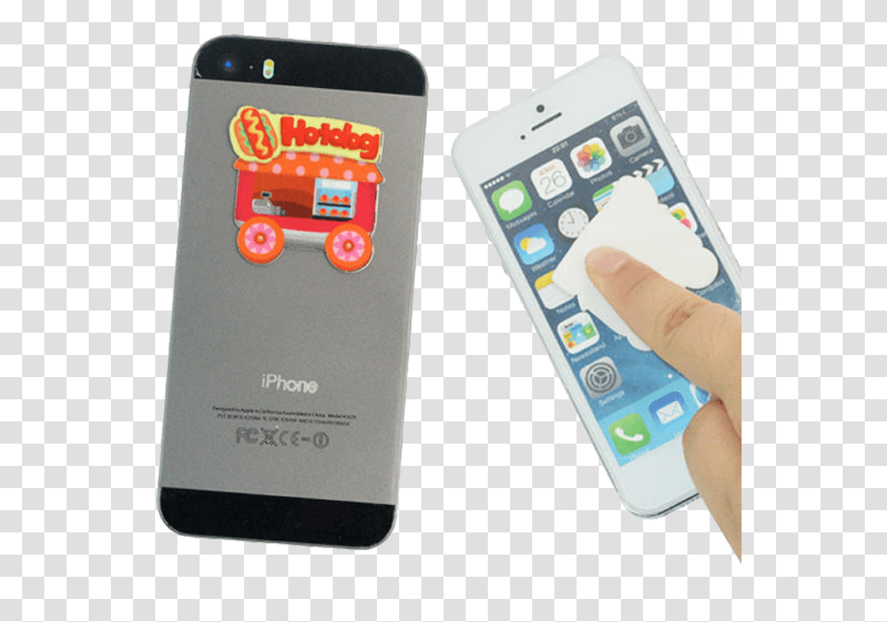 Cell Phone Screen Cleaner Sticker With Full Color Image 3d, Electronics, Mobile Phone, Person, Human Transparent Png