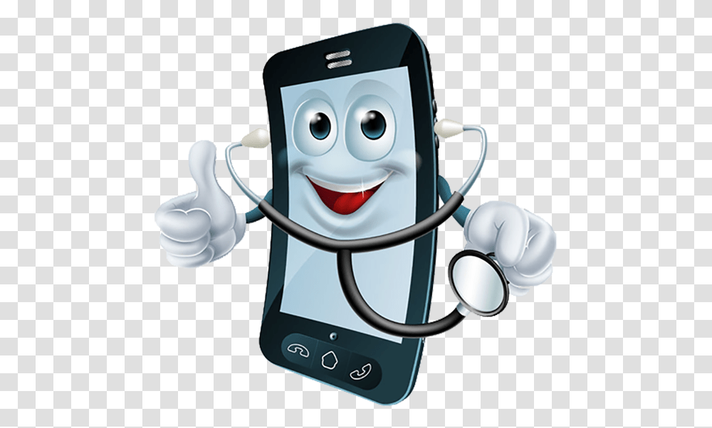 Cell Phone Vector Cell Phone Repair Cartoon, Electronics, Mobile Phone, Clinic, Video Gaming Transparent Png