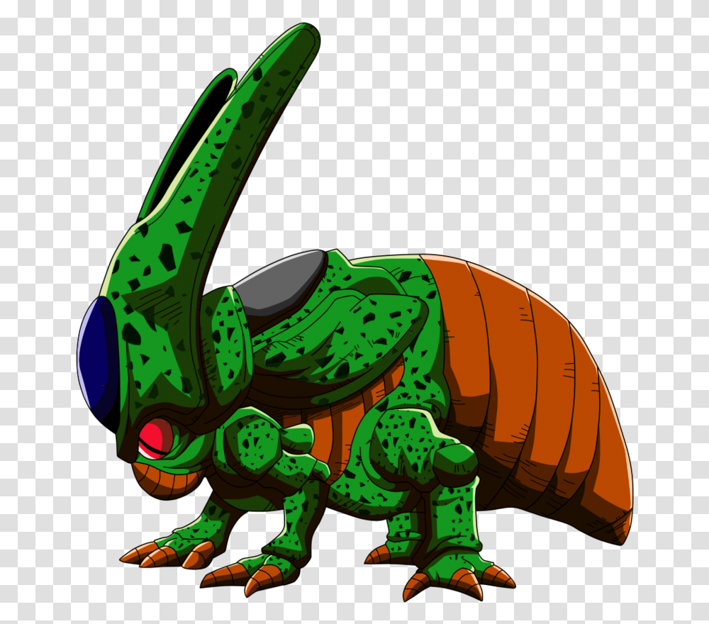 Cell Renders By Khomix Dragon Ball Cell Larva, Animal, Reptile, Elephant, Wildlife Transparent Png