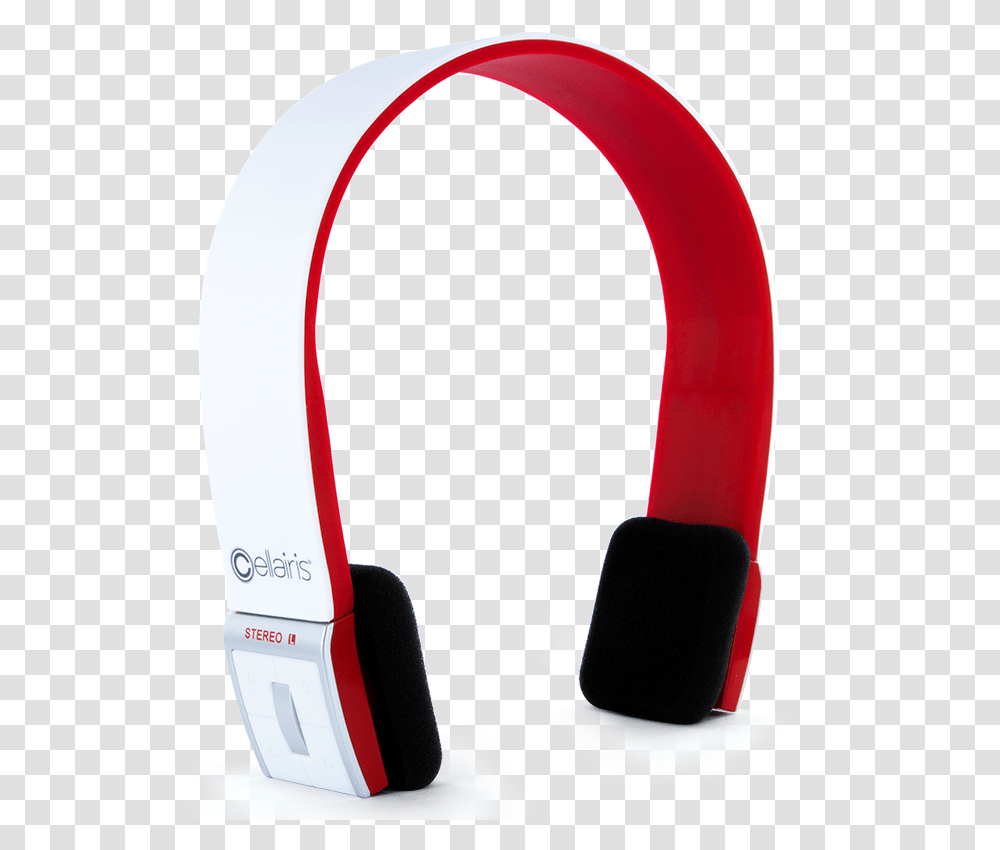 Cellairis Cadence Stereo Bluetooth Headset Whitered Headphones, Electronics, Helmet, Clothing, Apparel Transparent Png