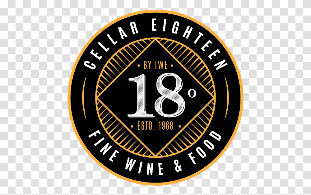 Cellar 18 Fine Wine & Food Circle, Logo, Symbol, Trademark, Label Transparent Png