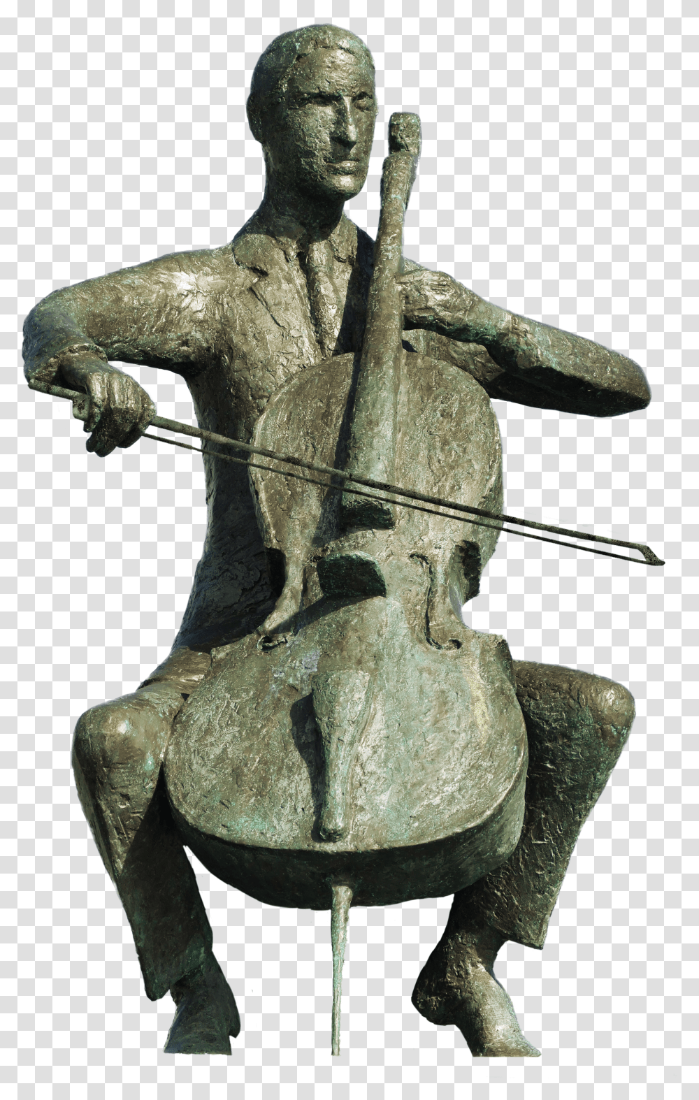Cello Image Cello Statue Transparent Png