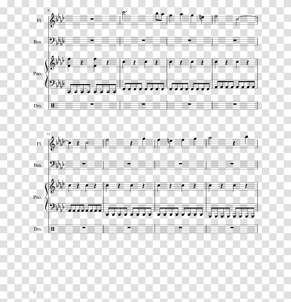 Cello Sheet Music, Gray, World Of Warcraft Transparent Png