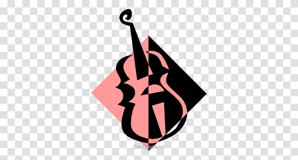 Cello Symbol Royalty Free Vector Clip Art Illustration, Leisure Activities, Armor Transparent Png