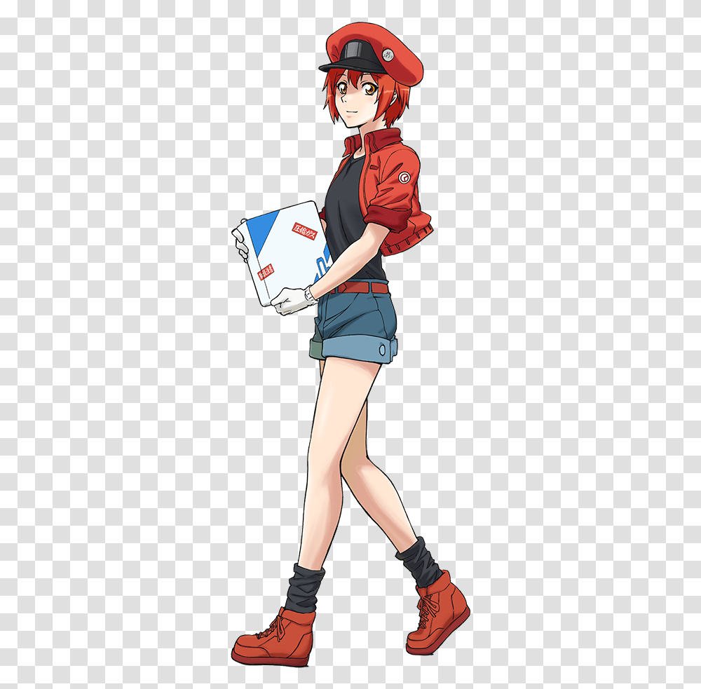 Cells At Work Red Blood Cell, Person, Shoe, Footwear Transparent Png