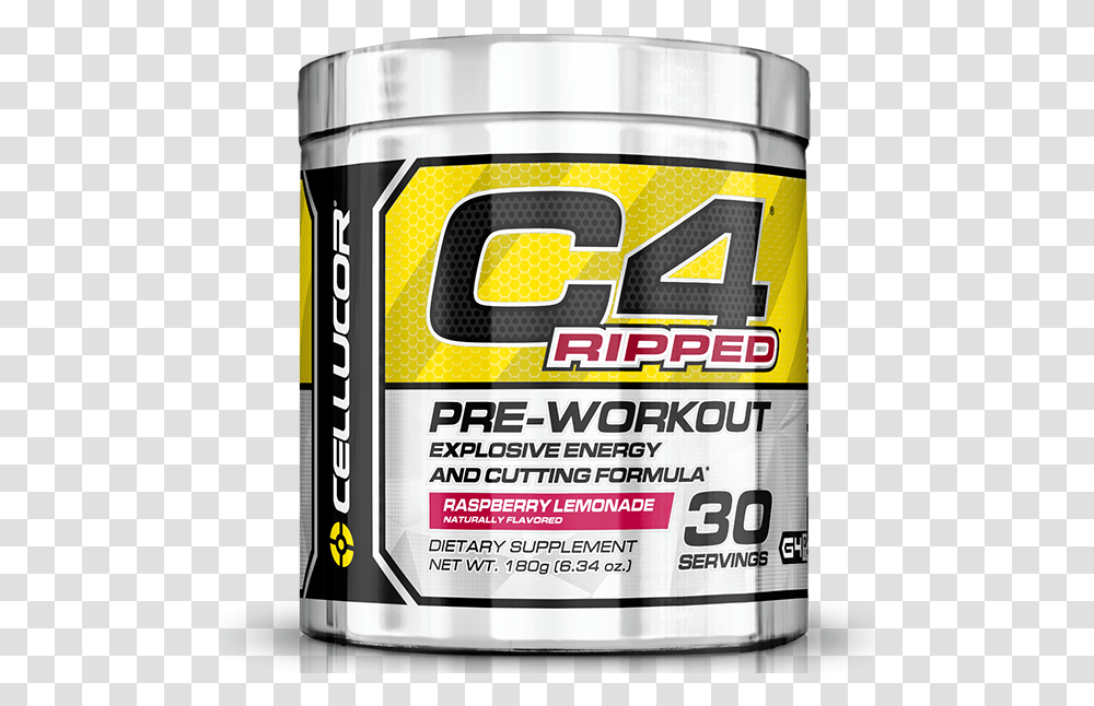 Cellucor C4 Ripped C4 Ripped Tropical Punch Review, Tin, Can, Beer, Alcohol Transparent Png