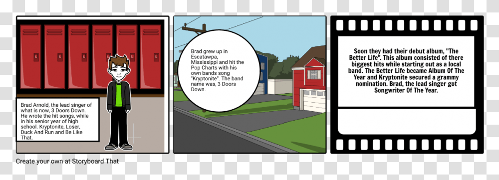 Cellular Respiration Process Comic Strip, Garage, Person, Building, Road Transparent Png