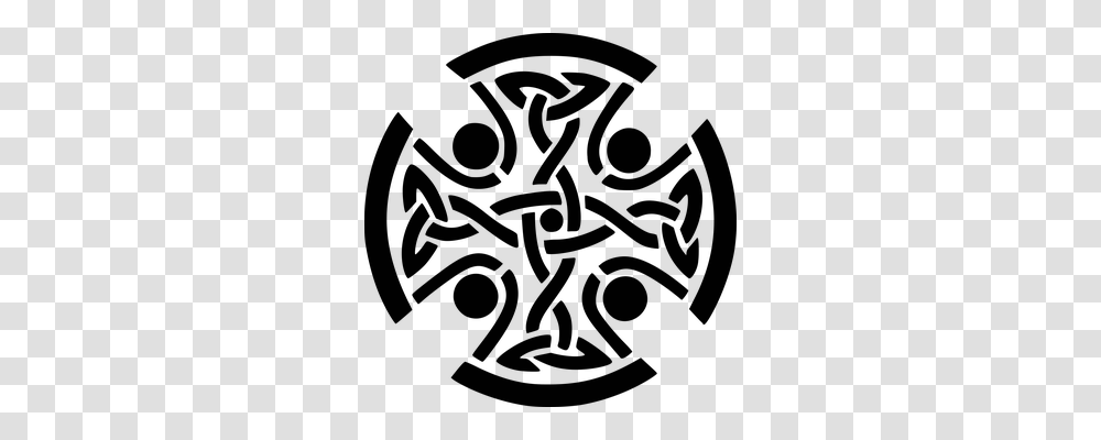 Celtic Religion, Gray, Cushion Transparent Png