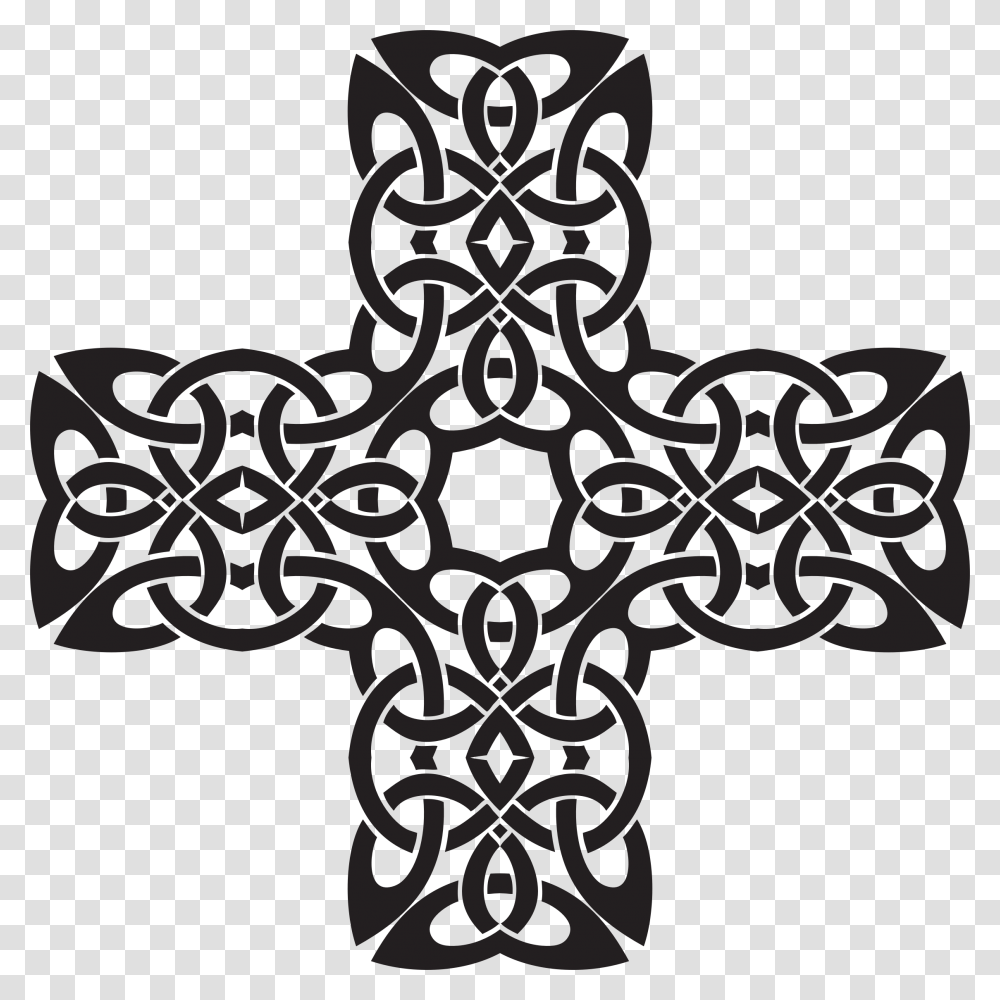 Celtic Banner Celtic Knot, Cross, Pattern, Emblem Transparent Png