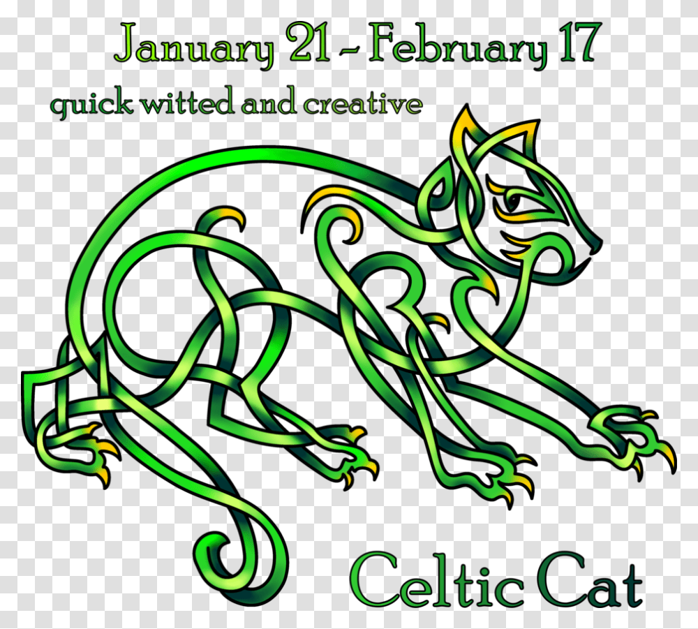 Celtic Clipart Zodiac, Neon, Light, Green Transparent Png