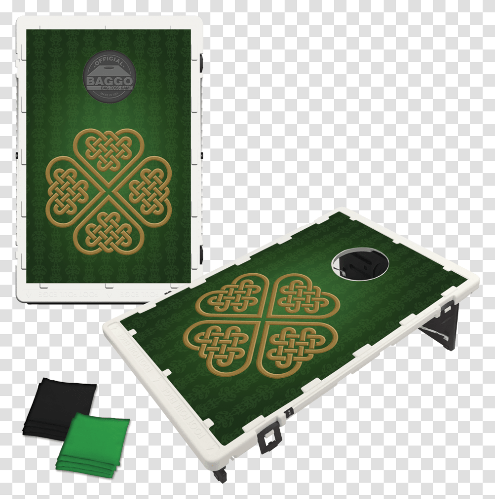 Celtic Clover Game By Philadelphia Eagles Cornhole Skin, Maze, Labyrinth, Recycling Symbol Transparent Png