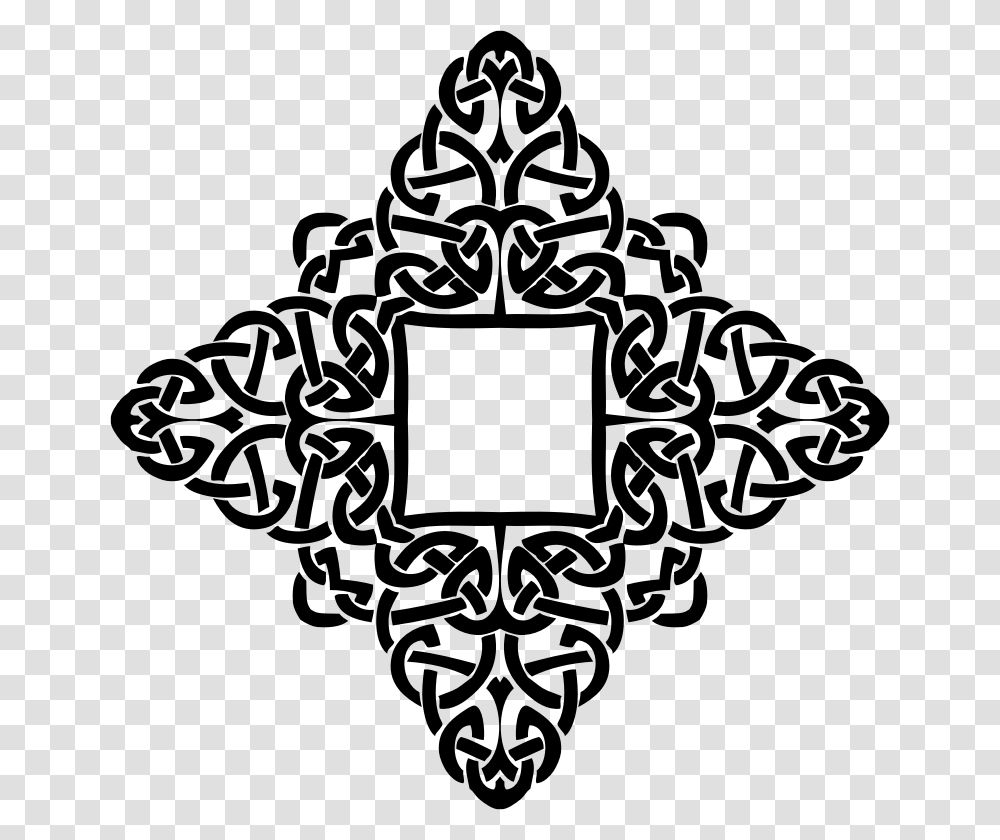 Celtic Cross Clipart Clipart Photo Frame Borders Diamond, Gray, World Of Warcraft Transparent Png