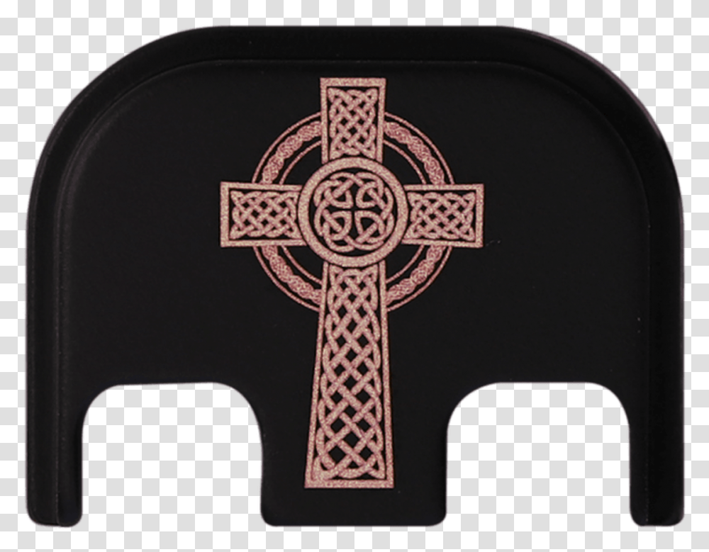 Celtic Cross Copper Black Traditional Finish Back Plate Celtic Cross, Crucifix Transparent Png