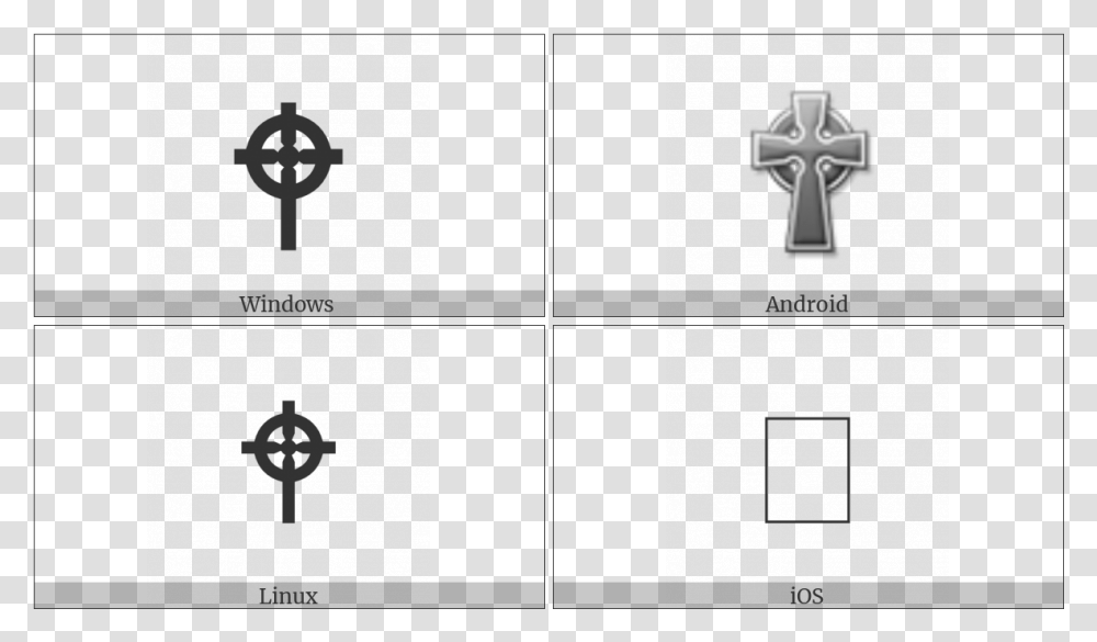 Celtic Cross On Various Operating Systems Operating System, Crucifix, Number Transparent Png