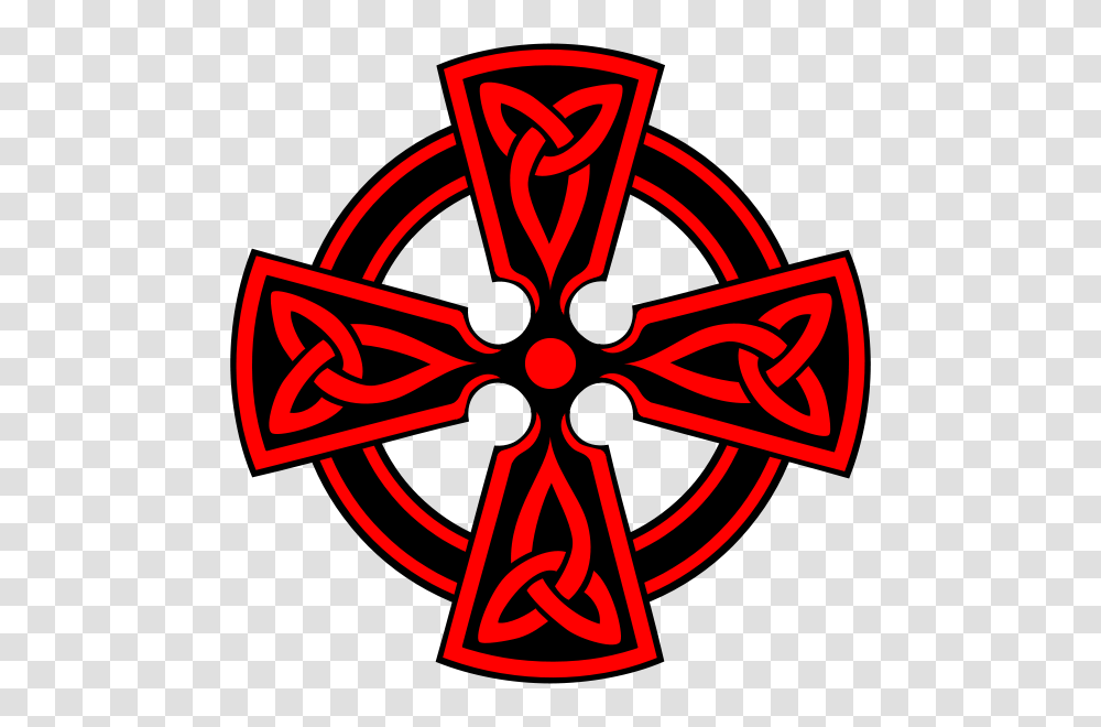 Celtic Cross Vodicka Decorative Triquetras Red, Dynamite, Bomb, Weapon, Weaponry Transparent Png