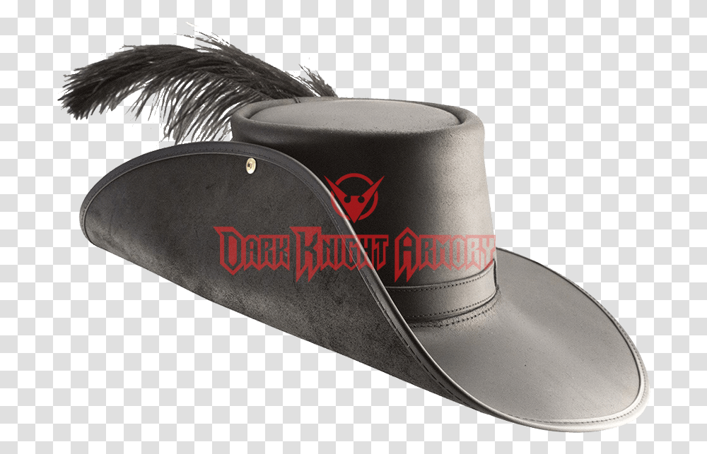 Celtic Furry Hat Red And Black Mens Musketeer Hat, Apparel, Cowboy Hat, Tape Transparent Png