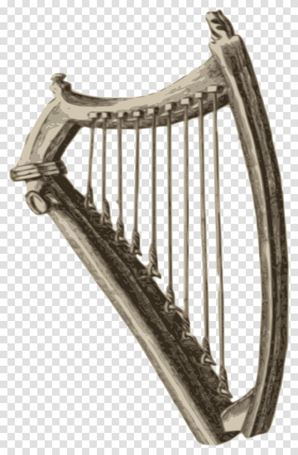Celtic Harp Clipart Harp Background, Musical Instrument, Lyre, Leisure Activities Transparent Png