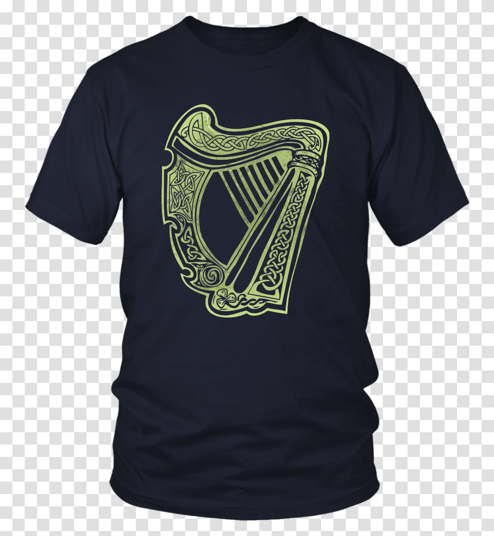 Celtic Harp Larry Bernandez T Shirt, Apparel, T-Shirt, Sleeve Transparent Png