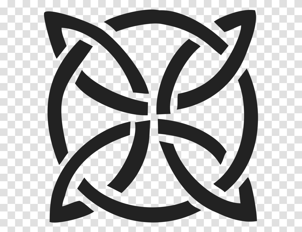 Celtic Irish Friendship Symbol, Spiral, Stencil, Triangle Transparent Png