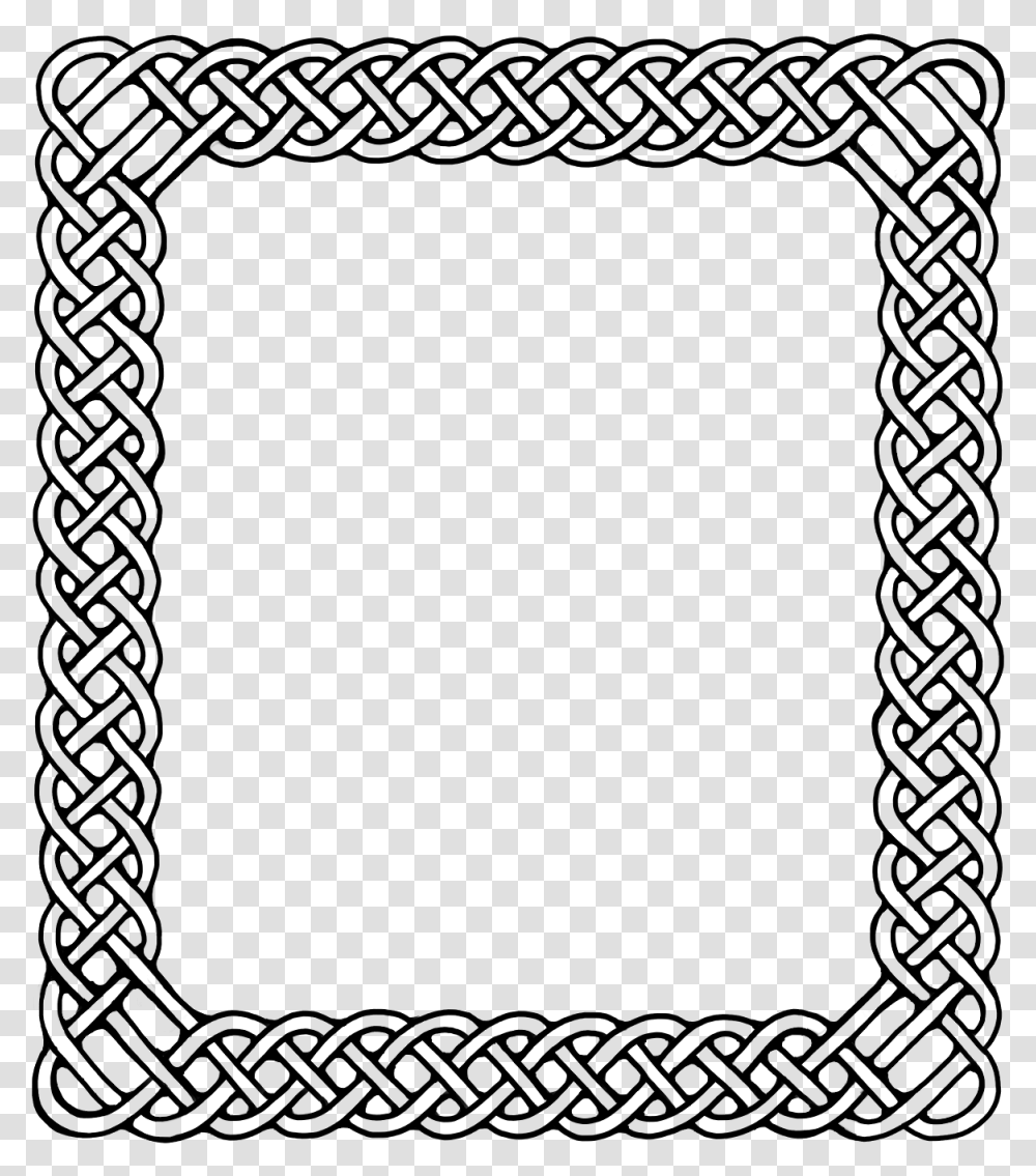 Celtic Knot Border, Outdoors, Nature, Night, Astronomy Transparent Png